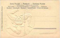 Emblema della Sicilia - Trinacria - Prägekarte