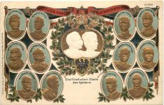 Gruss vom Kaisermanöver - Litho Prägekarte