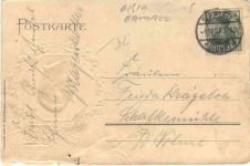 Hohensyburg - Litho Prägekarte