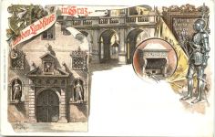 Gruss aus dem Landhaus in Graz - Litho