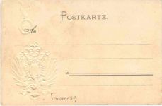 Helgoland - Litho Prägekarte