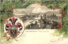 Heilbronn - Litho Prägekarte
