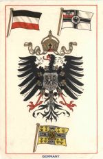 Deutschland Wappen - Litho