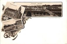Gruss aus Stade - Litho