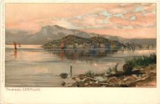 Halbinsel Sermione - Künstler Zemo Diemer - Litho Kontinent - Litho