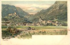Aschau im Chiemgau - Künstler Comton - Litho