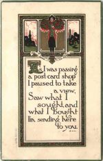 I waspassing a postcard shop - Jugendstil