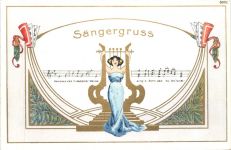 Sängergruss - Harfe