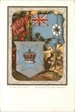 Queensland - Wappen - Litho