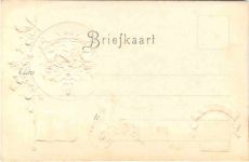 Groet uit Utrecht - Litho - Prägekarte