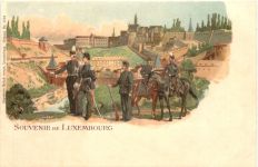 Souvenir de Luxembourg - Litho