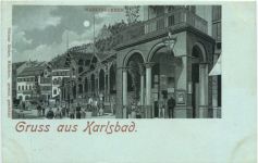 Gruss aus Karlsbad - Litho