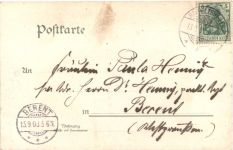 Rappoltsweiler - Gruss vom Pfeifertag - Litho