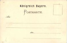 München - Gruss vom Oktoberfest - Litho