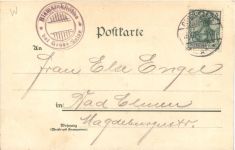 Gruss aus Bad Elmen - Bismarck - Litho