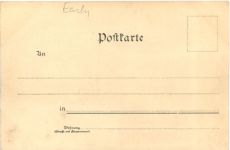 Cuxhaven - Alte Liebe - Künstler Hans Bartels - Litho