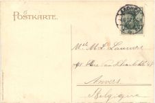 Mittelmehr - Küstenfahrzeug - Künstler Willy Stöwer - Litho