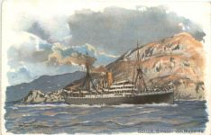 Scilla - Strasse von Messina - Dampfer