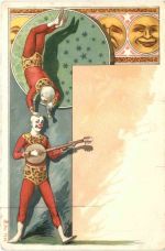 Zirkus - Clown - Litho