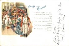 Gruss vom Carneval - Litho