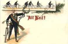 Fahrrad - All Heil - Litho