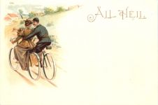 Fahrrad - All Heil - Litho