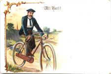 Fahrrad - All Heil - Litho