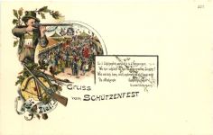 Schützenfest - Gut Ziel - Litho