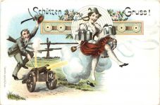 Schützengruss - Litho
