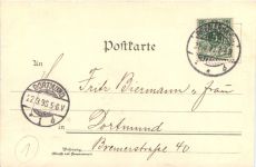 Gruss aus Bremerhaven- Seekrank - Litho