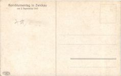 Zwickau - Kornblumentag 1913- Litho