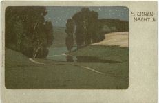 Künstler Ak Ernst Liebermann - SternenNacht