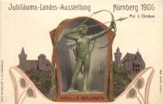 Nürnberg - Landes Ausstellung 1906 - Künstler H. Bek Gran