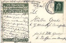 Nürnberg - Deutsches Sängerbundfest 1912