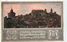 Nürnberg - Deutsches Sängerbundfest 1912