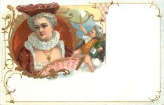 Litho Frau - Verlag Brüning Hanau