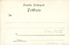 Schlittenfahrt - Litho
