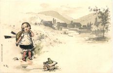 Schwarzwald - Künstler Ak Fritz Reiß - Litho