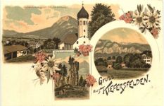Gruss aus Kiefersfelden - Litho