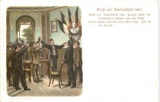 Stosst an - Künstler Ak Arnould - Studentika