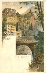 Meran - Gilfpromenade - Litho