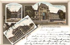 Souvenir d Anvers - Litho