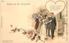 Grüsse aus der Tanzstunde - Litho - Wien Tanz Institut