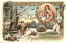 Neujahr - Behüt dich Gott - Litho