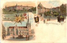 Souvenir de Liege - Litho