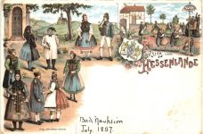 Gruss aus dem Hessenlande - Litho