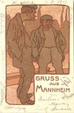 Gruss aus Mannheim - Litho