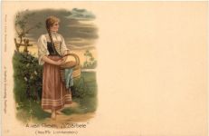 Künstler Ak A. van Riesen - s Bärbele