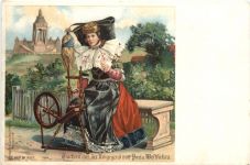 Trachten aus der Umgebung von Porta Westfalica - Litho