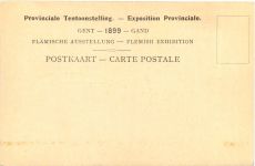 Gent - Provincale Tentoonstelling 1899 - Litho